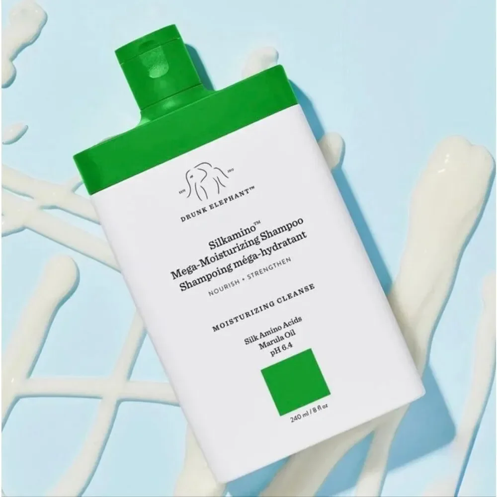 DRUNK ELEPHANT  - NWT - Silkamino Mega-Moisturizing Shampoo, 240 ml / 8 fl oz.